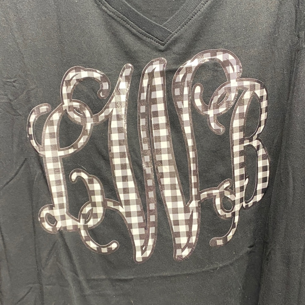 Roaman's size 4X bundle lot of 4monogram Tops LWB stretch‎ comfy floral paisley - Picture 3 of 6